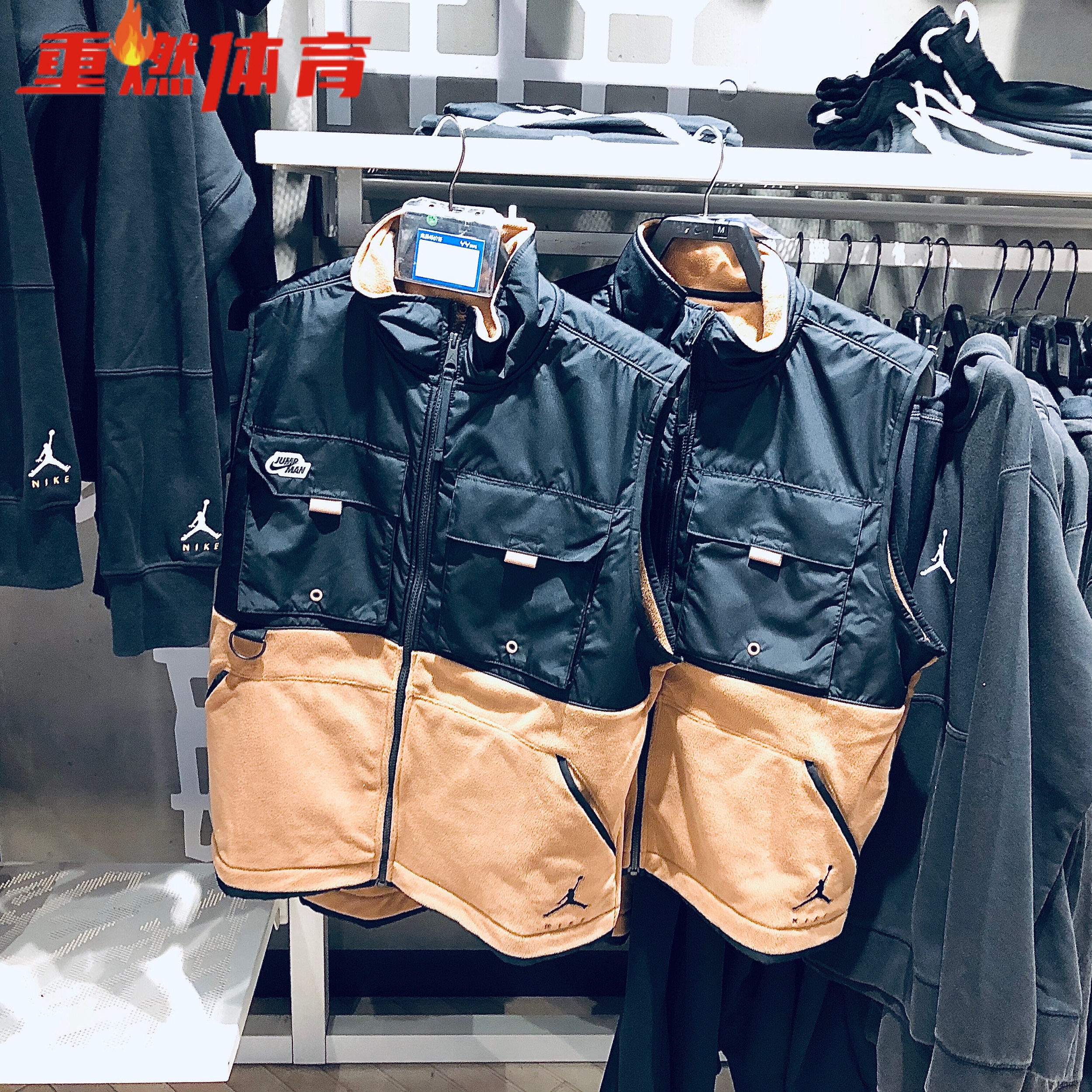 nike耐克马甲男2021jordan背心