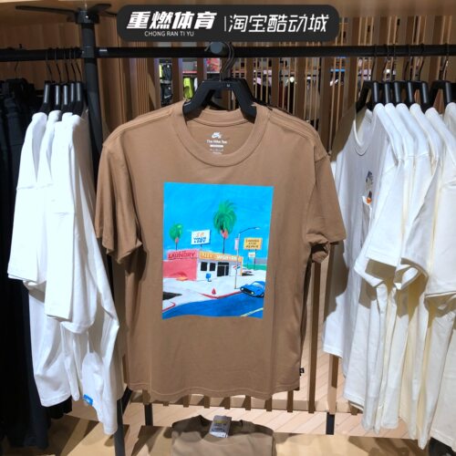 Nike正品耐克男女小镇涂鸦短袖