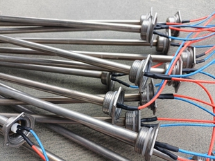 暖气片加热棒电加热裸棒带引线1500w/1350w 长度1米支持定制