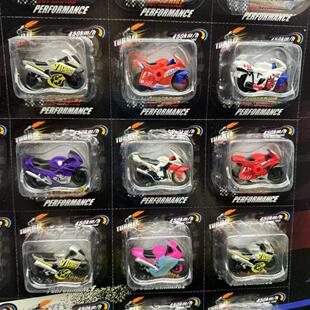 新款竞技摩托车 酷炫火力飙车摩托 儿童玩具迷你摩托车幼儿园奖品