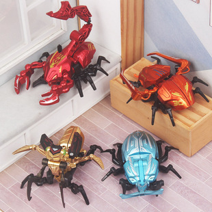 合金钢甲兽合金铠甲兽变形蝎子螳螂儿童玩具战队机甲小男孩可合体