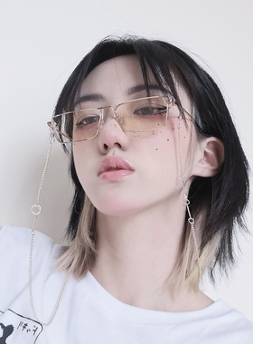 SENIOR GLASSES眼镜链女挂脖韩版潮时尚个性链条金色口罩墨镜链子