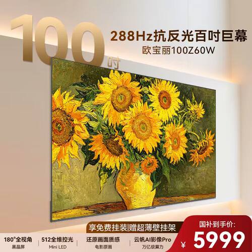 长虹欧宝丽100Z60W防眩抗反光