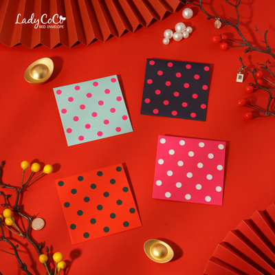 波点豹纹蝴蝶结红包利是封