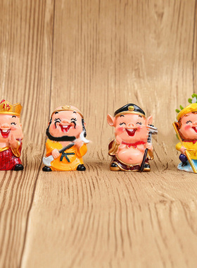唐僧师徒汽车摆件西游记卡通装饰