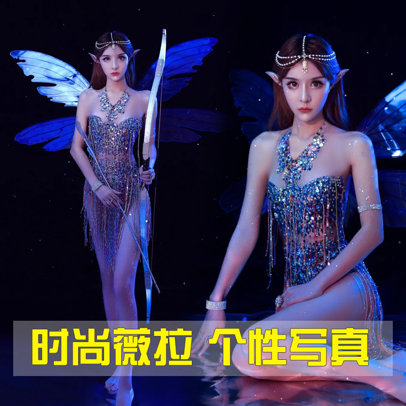 新品性感私房森系仙女精灵女神艺术写真影楼拍摄服装舞台演出服