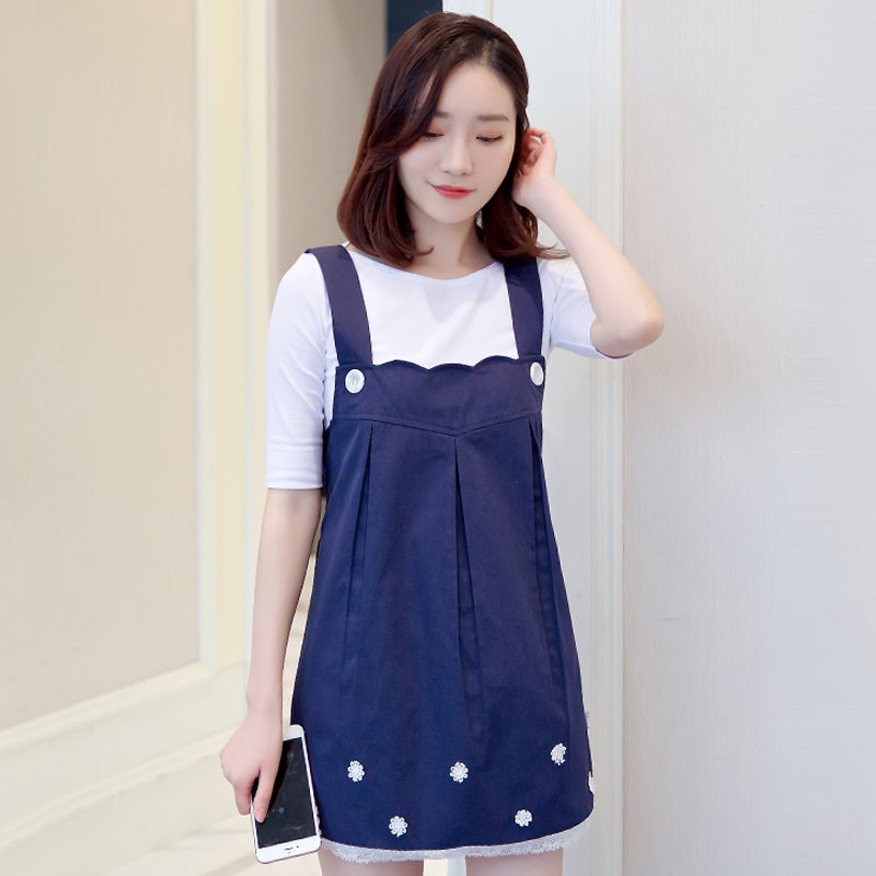 防辐射服孕妇装衣服女外穿吊带肚兜连衣裙怀孕期上班族电脑防护服