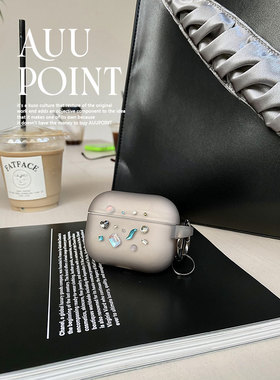 AUUPOINT原创适用于airpodspro保护套亲肤软壳2闪闪亮手工保护套3