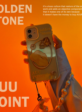 AUUPOINT适用于苹果Iphone12promax手机壳13小众创意挂链软壳时尚