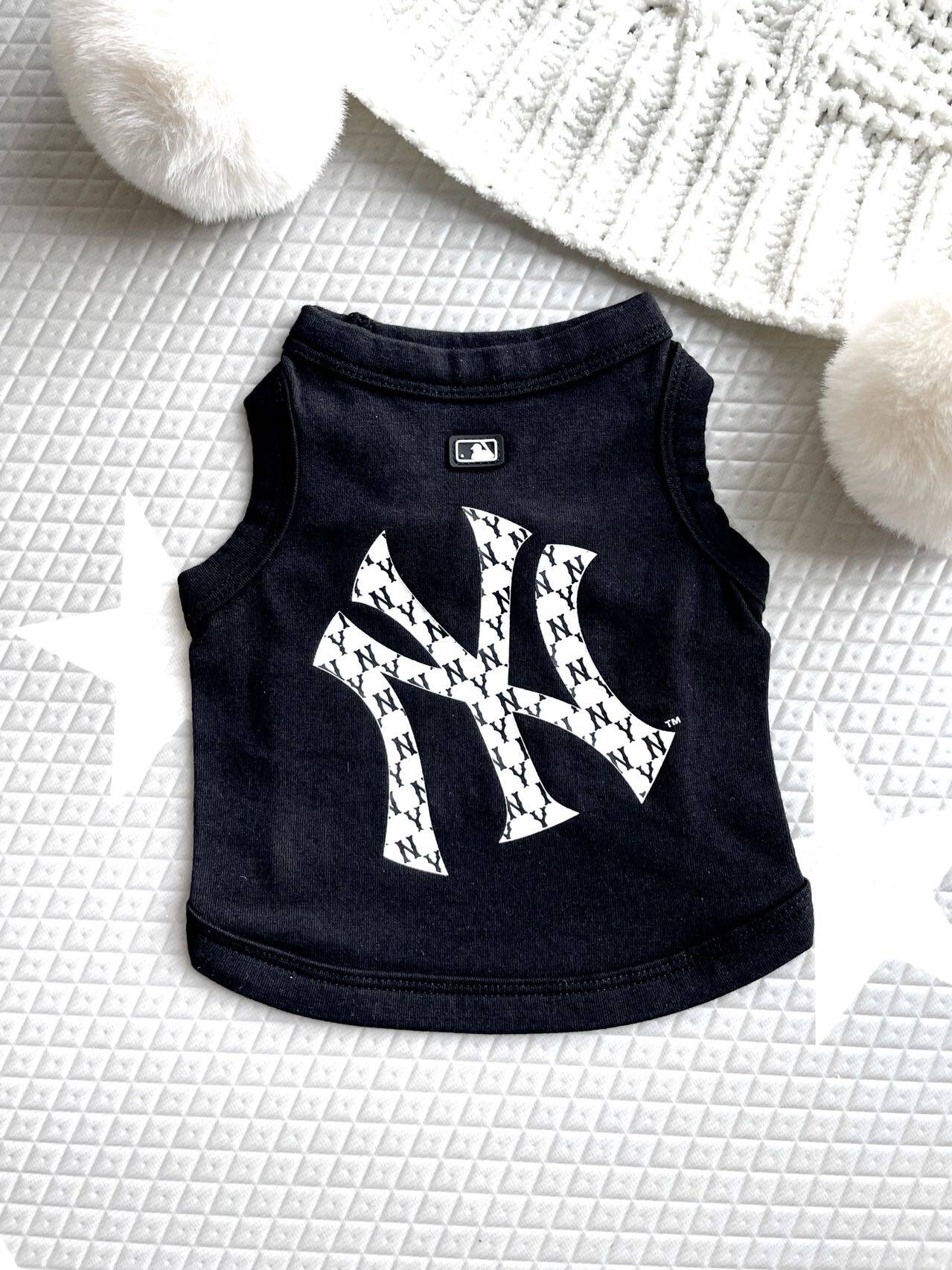 mlb休闲时尚宠物狗狗猫咪帽子棒球帽衣服包包饰品亲子套装亲子装