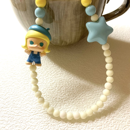 泡泡玛特萌粒Molly手机链挂件sp