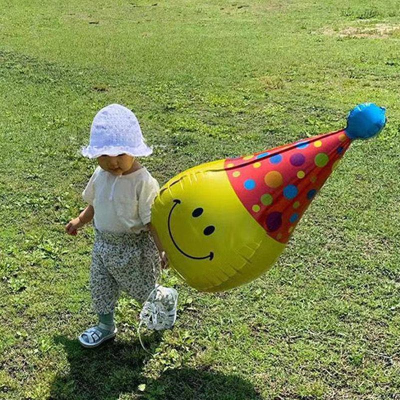 铝膜帽子笑脸气球异形