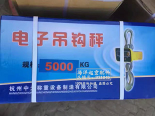 起重机天车行车吊钩下钩显示重量电子吊秤OSC直视型挂称3T5T10T吨