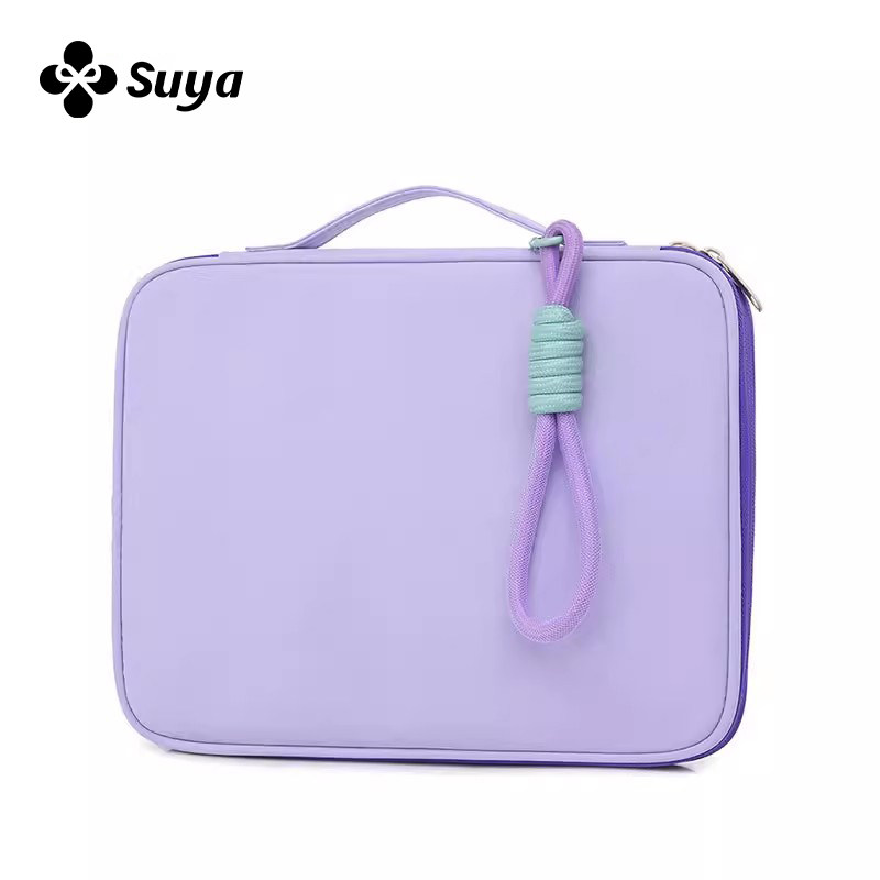 SUYA苏雅紫色手提内胆包适用苹果Macbookair13.3笔记本电脑包华为14寸保护套平板ipad11收纳包女16寸联想小新,3C数码配件,笔记本电脑包,淘宝优惠券,粉丝福利购,淘宝优惠卷