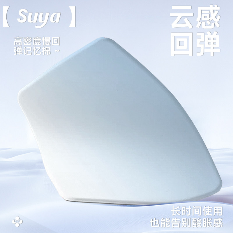 SUYA苏雅蓝色鼠标垫小号女生高颜值办公室桌面电竞游戏加厚无味软