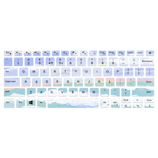 SUYA苏雅适用于戴尔灵越5402/5502键盘膜G33500/3590成就3400笔记本3501覆盖7000防尘罩G15按键贴G77590键盘
