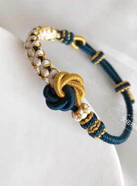 手工编织情侣女手绳可穿饰品