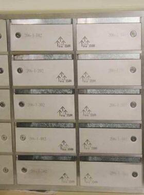 工厂定制房地产小区304不锈钢奶报箱牛奶箱中欧式别墅信报箱定做