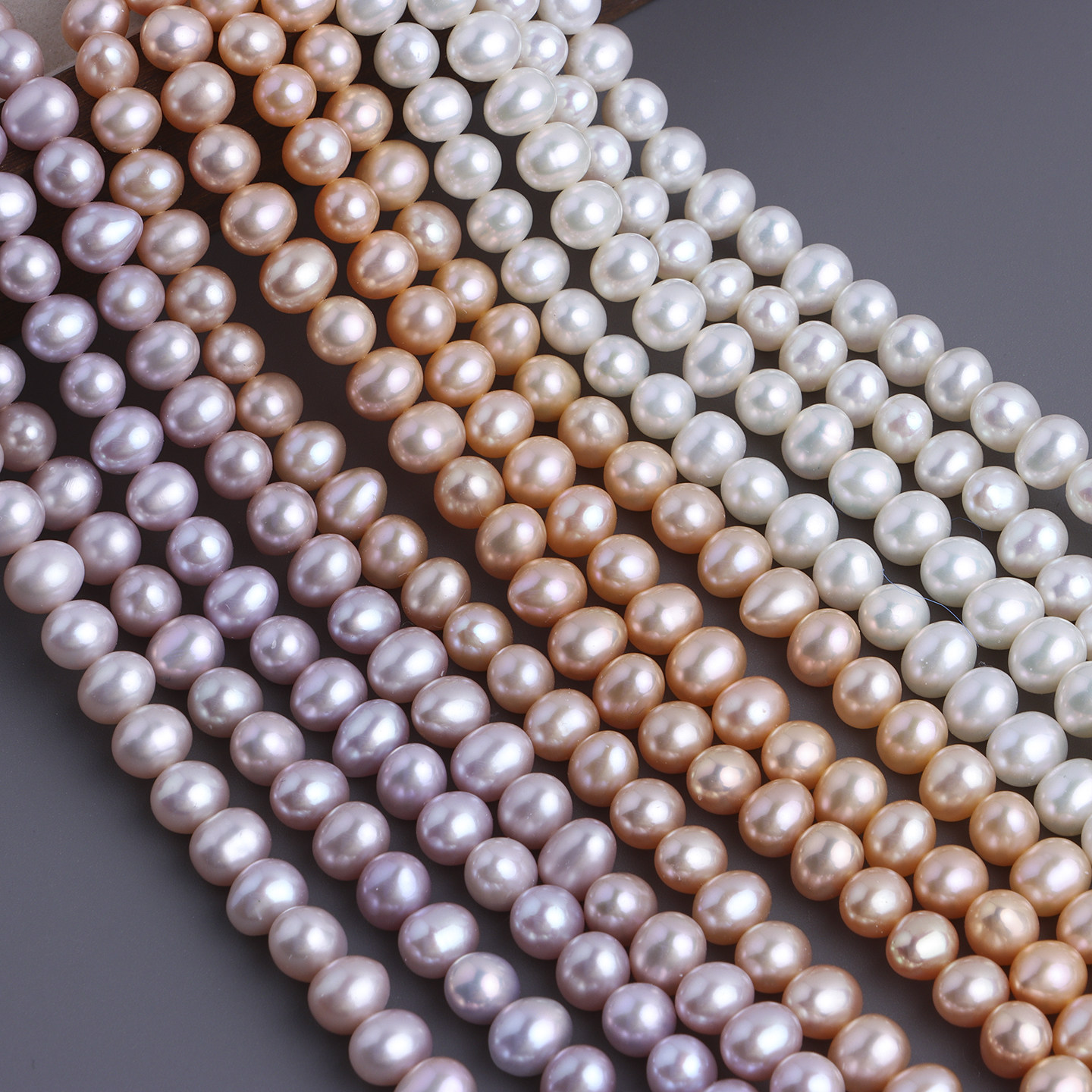 极光无核7-8mm近圆珠天然淡水珍珠近无瑕鸡蛋圆项链半成品diy材料,珠宝/钻石/翡翠,裸珠,淘宝优惠券,粉丝福利购,淘宝优惠卷