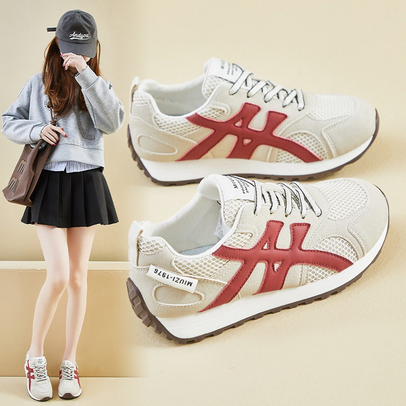 轻便软底透气运动鞋女春夏季爆款阿甘鞋不累脚百搭休闲鞋跑步鞋子