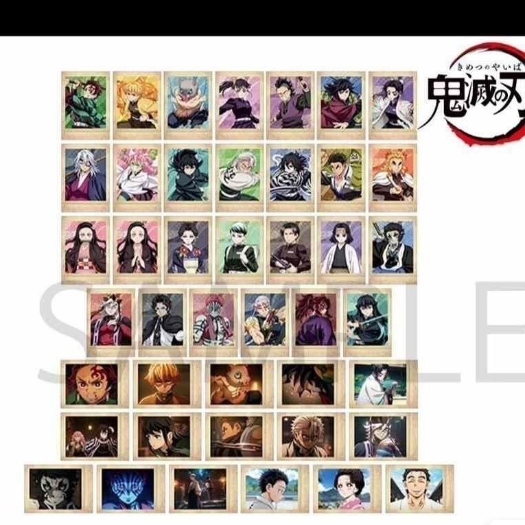 正版 鬼灭之刃movic无限城篇拍立得小卡炭治郎卡片善逸义勇盲抽卡图片