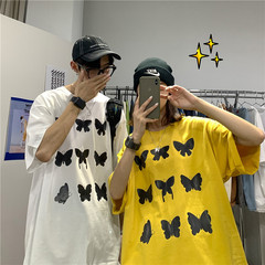 Summer short sleeve T-shirt loose casual print top