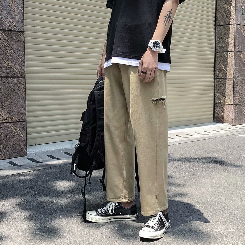 Summer casual straight pants for boys