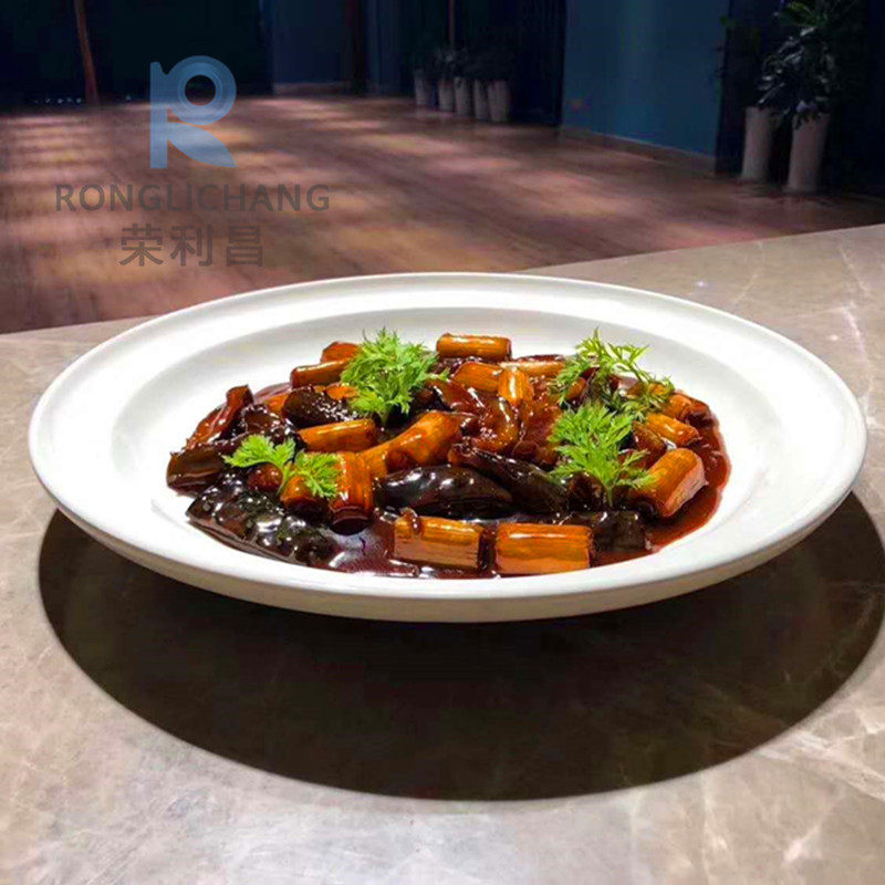 酒店餐厅会所大董意境菜创意餐具融合菜特色私房菜个性家用陶瓷盘