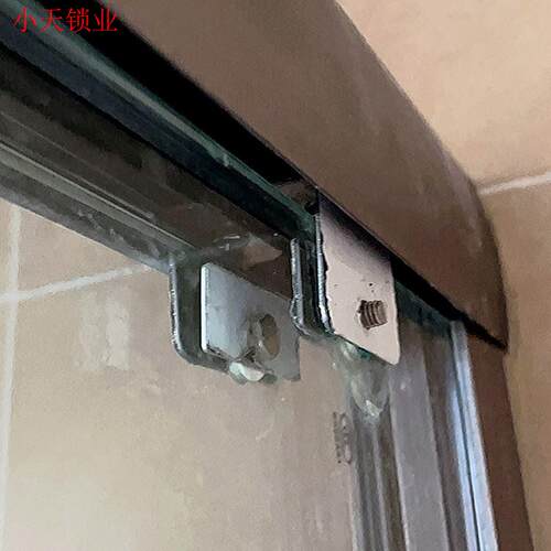 淋浴房滑轮浴室玻璃移门吊滑轮隔断推拉门吊轮加宽铜轮淋浴房配.