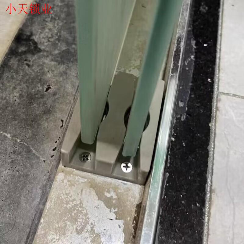 淋浴房配件卫生间浴室移门限位器玻璃门塑料止摆器滑块防撞定位.