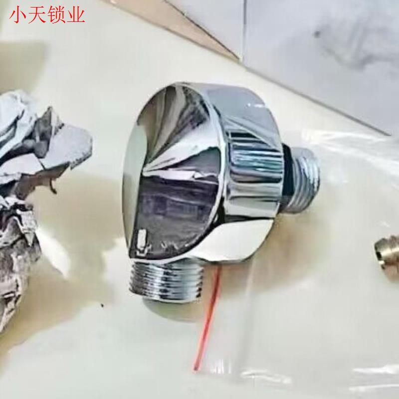 铜接头接口淋浴房屏外丝整体软管两头4分圆形接花洒配件通水管.