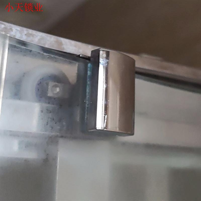 不锈钢淋浴房滑轮卫生间推拉门滚轮老式圆弧形浴室玻璃门吊轮配.