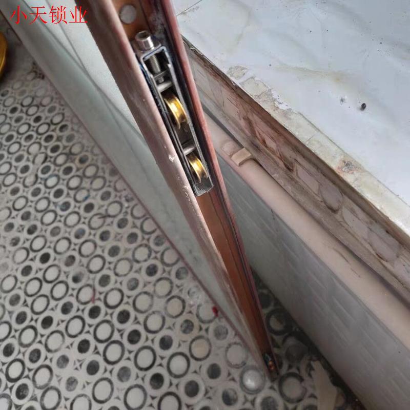 重型塑钢推拉门滑轮不锈钢双铜轮断桥铝合金移门轮子门窗滚轮配.