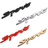 汽车个性 改装 车贴金属sport车标适用哈弗别克大众运动车身贴尾标