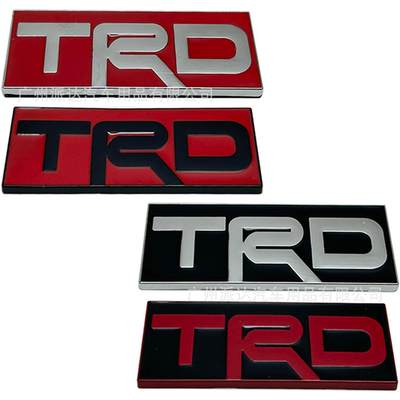 适用于汽车改装TRD金属个