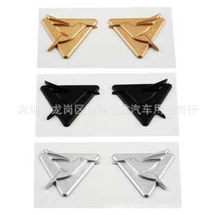 贴标装 4蜂鸟车标CT456车身对装 改装 饰 升级个性 适用凯迪拉克XT6