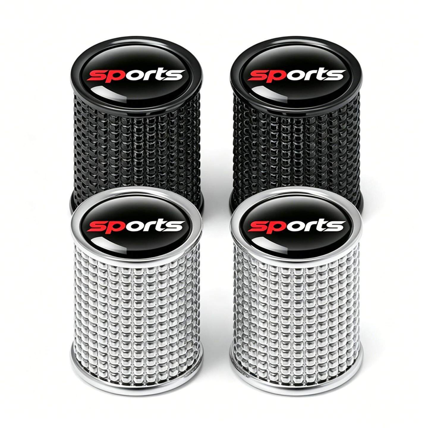 跨境新品黑sport金属气门