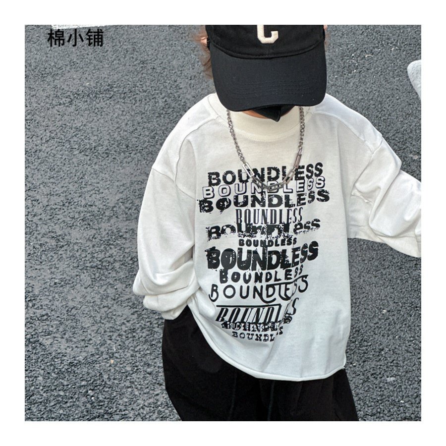 棉小铺秋季长袖T恤韩版童装男童秋款衣服男宝宝字母圆领卫衣秋装,童装/婴儿装/亲子装,T恤,淘宝优惠券,粉丝福利购,淘宝优惠卷