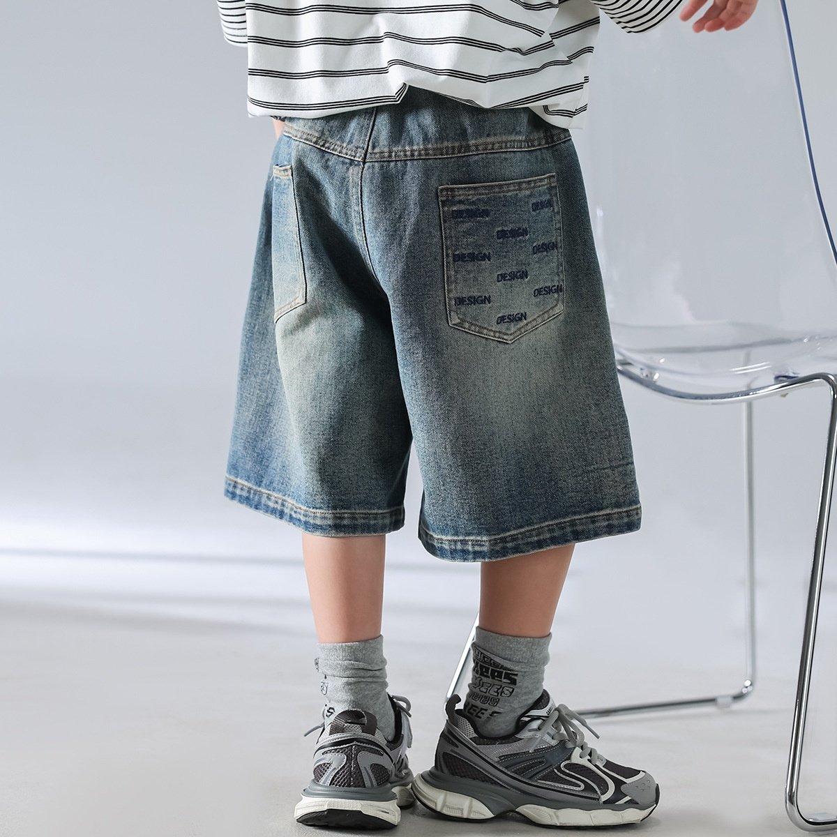 男童短裤夏季2025新款儿童韩版复古破洞牛仔裤潮范童装裤子宽松,童装/婴儿装/亲子装,儿童牛仔裤,淘宝优惠券,粉丝福利购,淘宝优惠卷