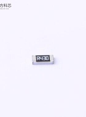 原厂原装HoCS1206-430mR-1%-TCR200 430mΩ ±1%全新正品