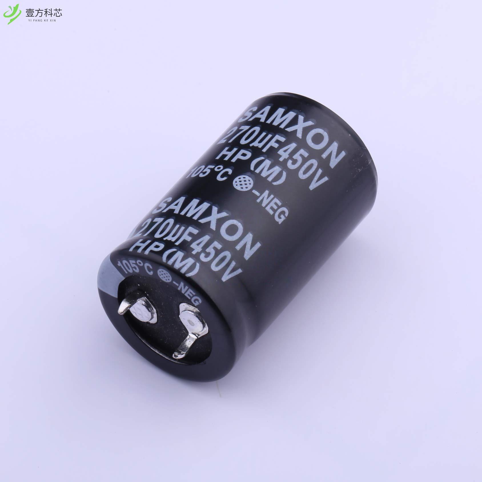 原厂原装EHP277M2WO40SZ 直插铝电解电容 ±20% 450