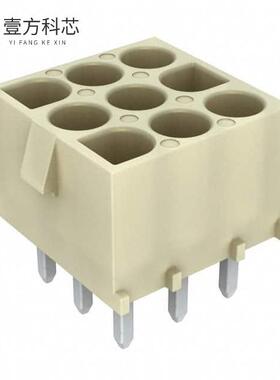 原厂原装0010845090 CONN HEADER VERT 9POS 6.35M