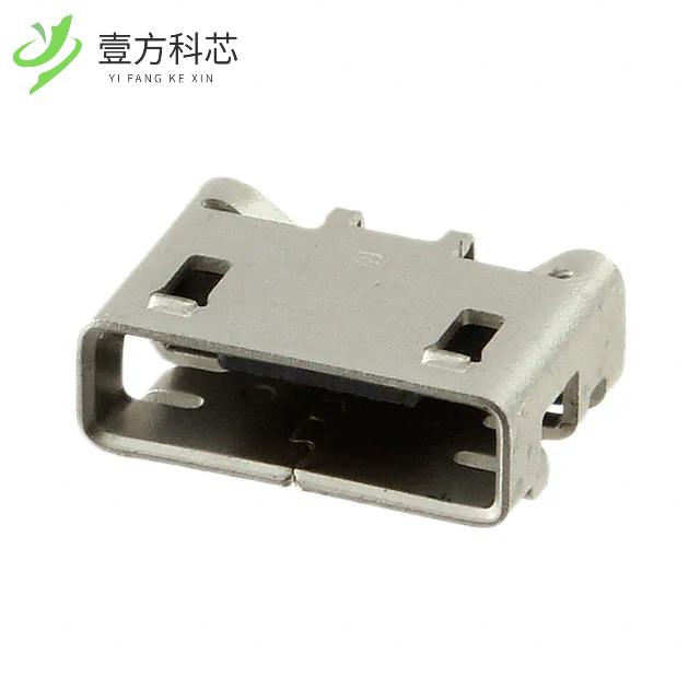 原厂原装2134536-2 CONN RCPT USB2.0  AB SMD RA全