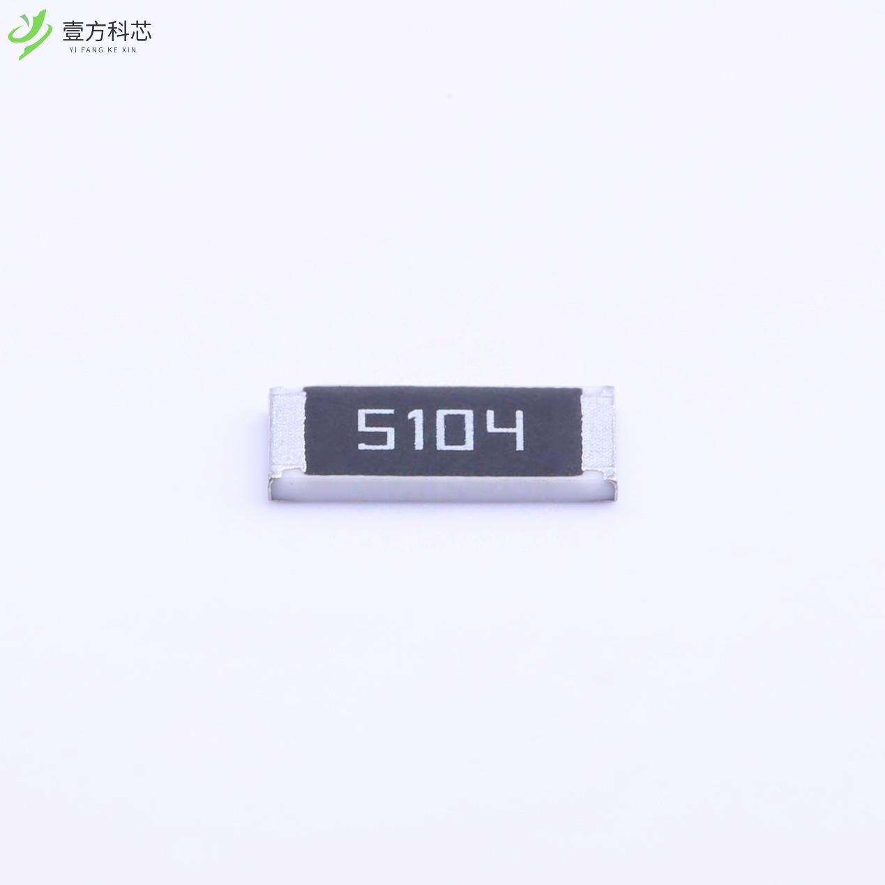 原厂原装CR2512F5M10E04Z 5.1MΩ ±1% 1W全新正品