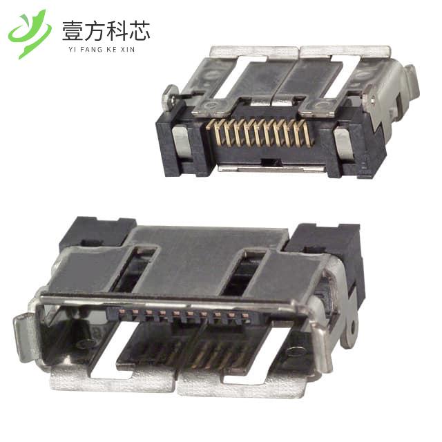 原厂原装ST60-10P(30) CONN RCPT 10P 0.02 GOLD E