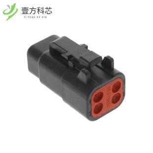 E004 CONN PLUG 原厂原装 4POS全新正品 HSG DTM06