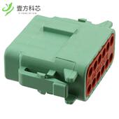 CONN 12SC PLUG HSG 原厂原装 12POS全新正品 DTM06