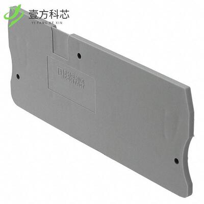 原厂原装3036767 CONN TERM BLK END PLATE GRAY全新正品