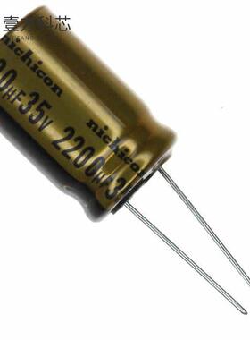原厂原装UFW1V222MHD CAP ALUM 2200UF 20% 35V RA
