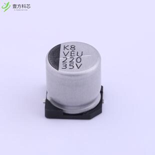 电容器║220uF 正品 1010 35V VEU221M1VTR ±20%